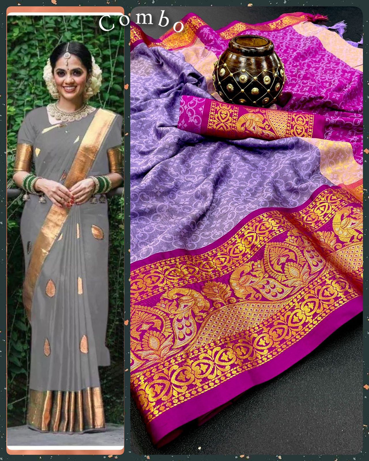 Aab Combo 3 Designer Non Catalog Sarees
